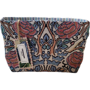 Birds and Roses/Ocean Stripes (Medium)